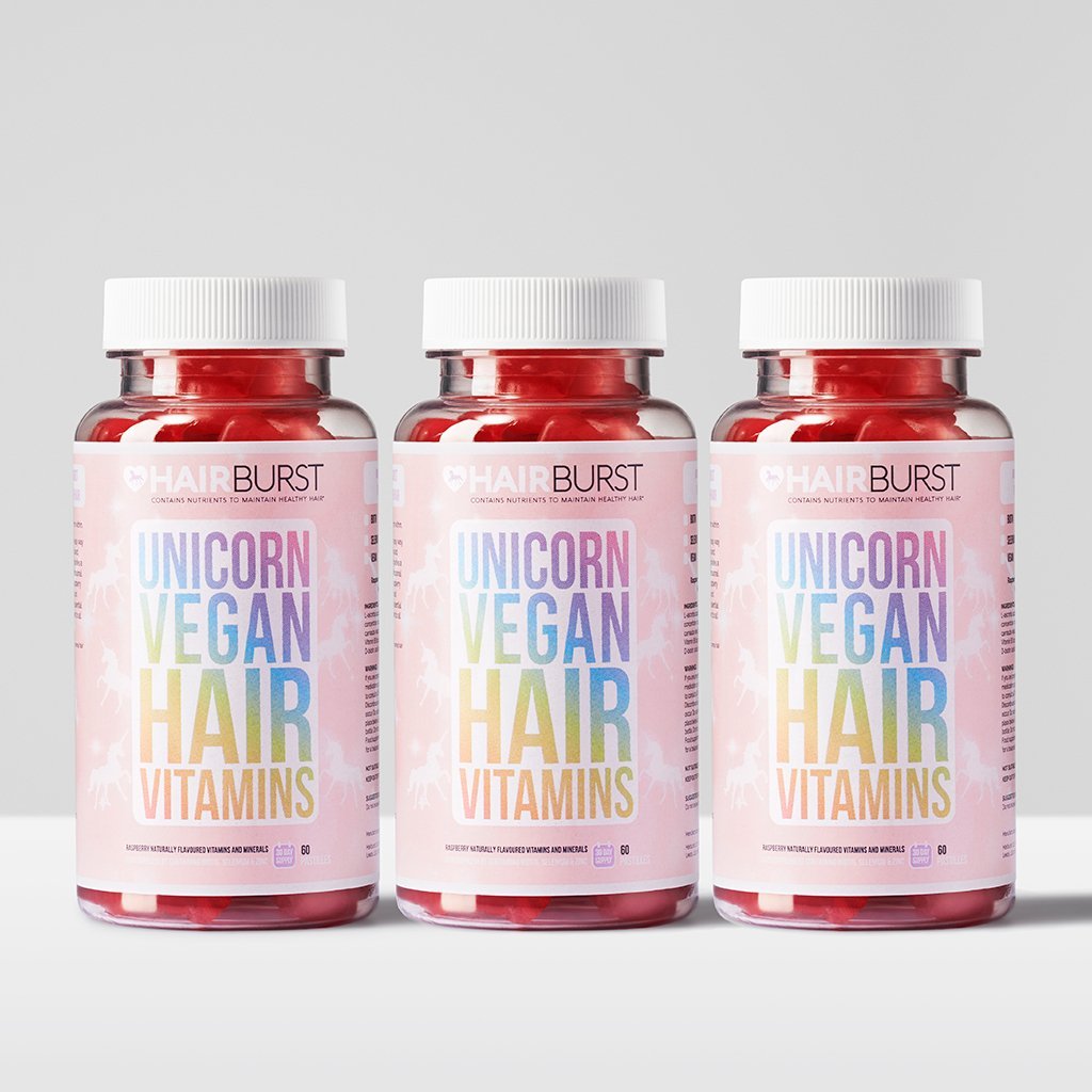 Unicorn Vegan Hair Growth Vitamins 3 Months Supply